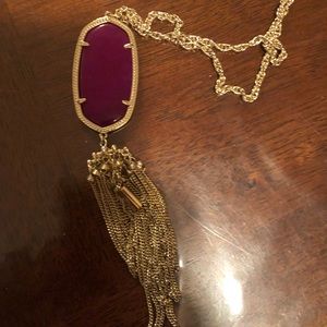 Purple Jayde Kendra Scott Rayne necklace